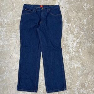 Wrangler Jeans Mens‎ 34x29 Pants Slim Cowboy 36MWZ Western Faded Denim Tag 36x30